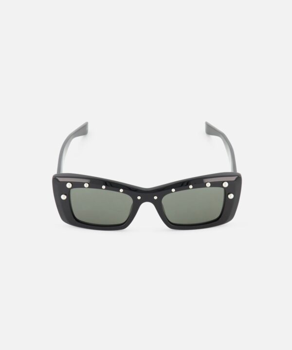 Alexander McQueen Cat Eye Black Sunglasses