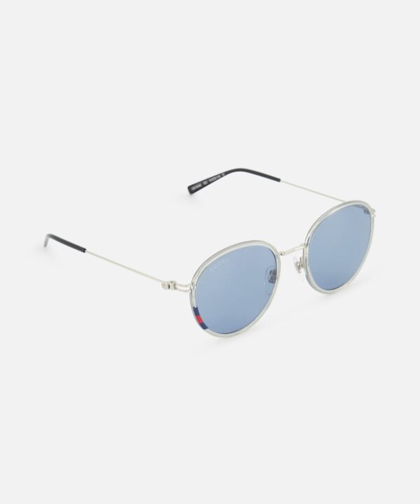 Alternative view of Gucci Round Silver Sunglasses
