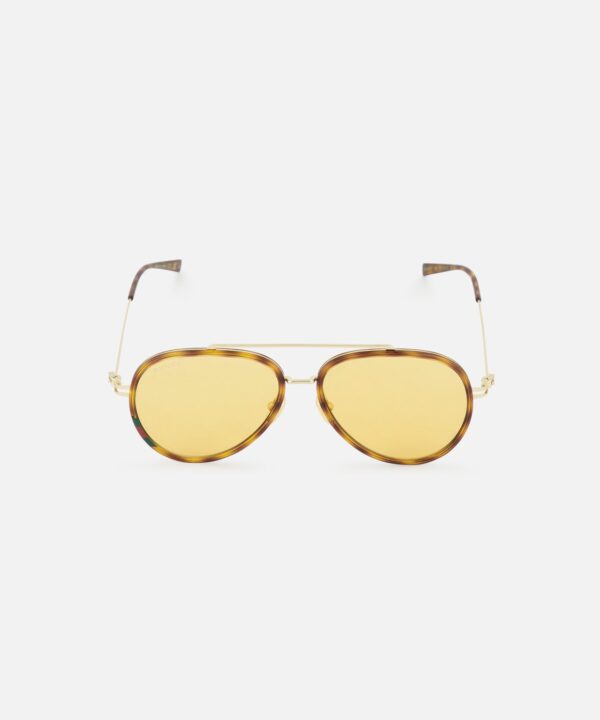 Gucci Aviator Brown Sunglasses