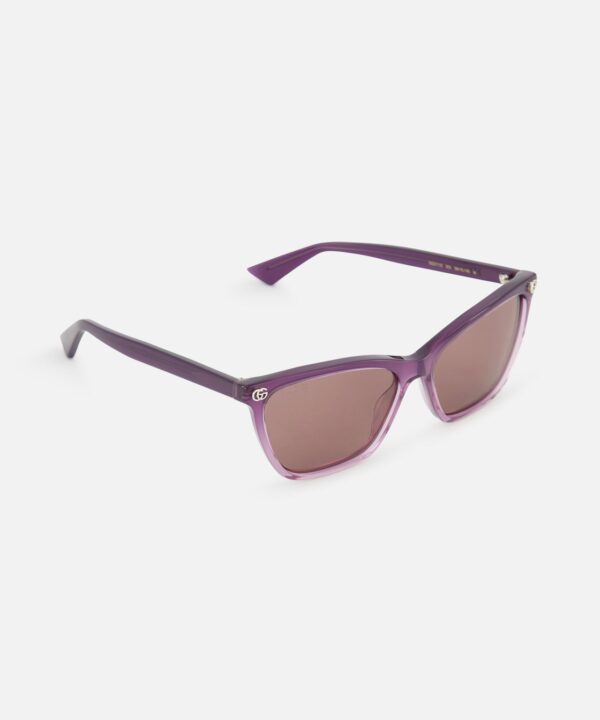 Alternative view of Gucci Cat Eye Violet Sunglasses