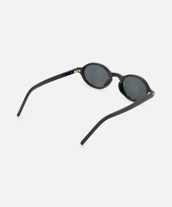 YSL Round Black Sunglasses - Image 3