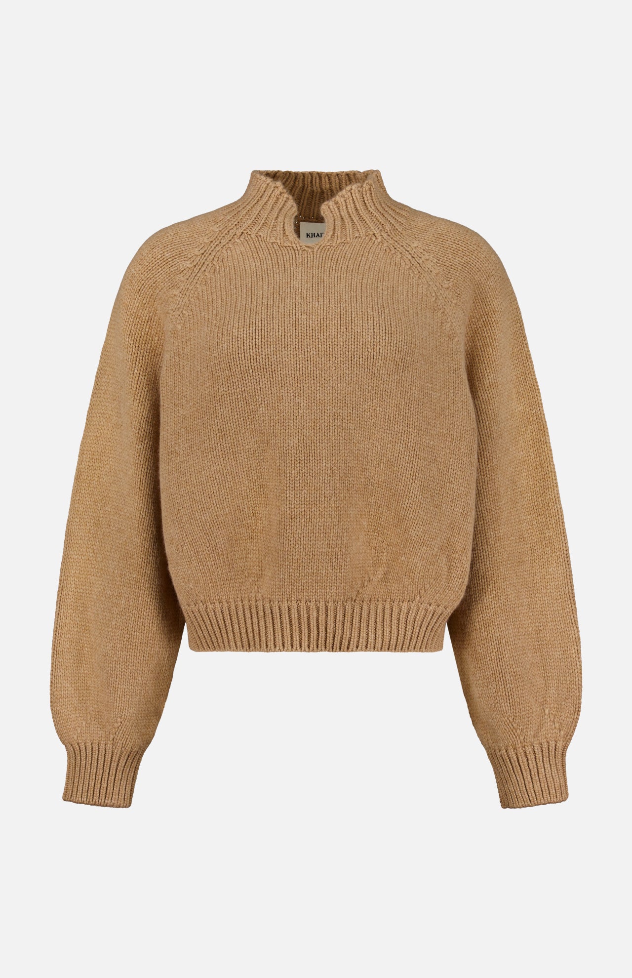 Cain Split Neck Cashmere Sweater