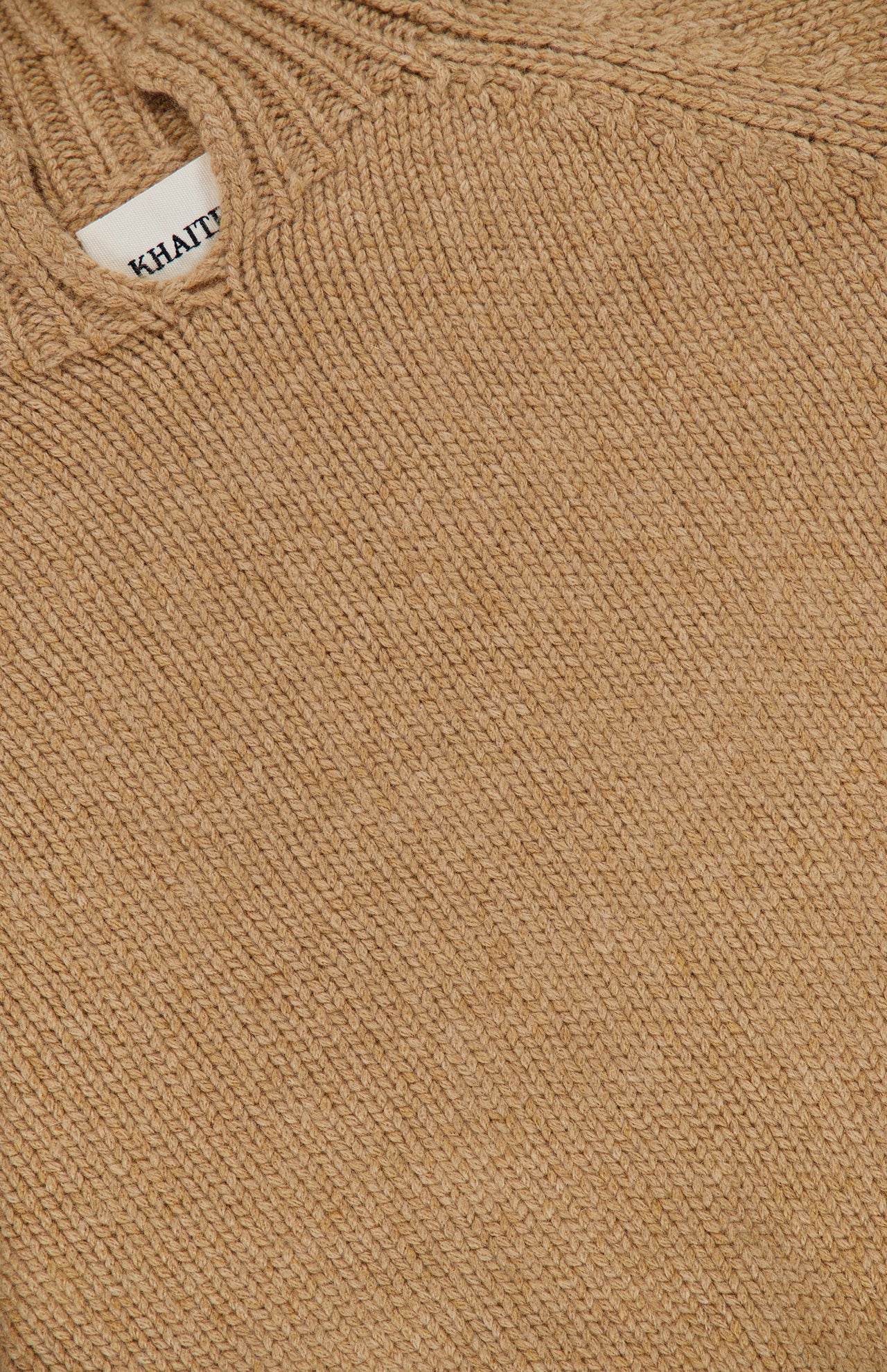 Cain Split Neck Cashmere Sweater - Image 2