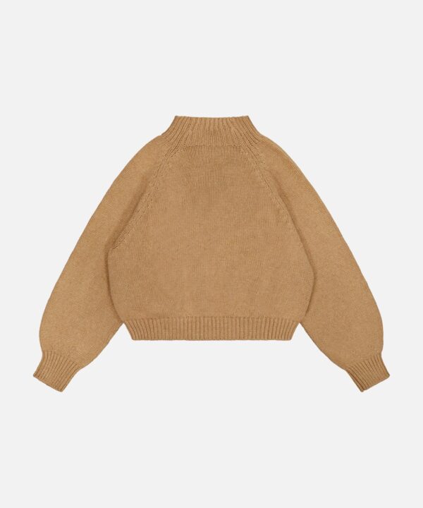 Cain Split Neck Cashmere Sweater - Image 3