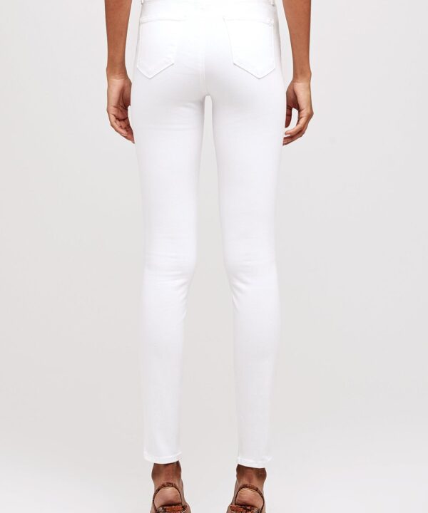 Marguerite High Rise Skinny Blanc - Image 5