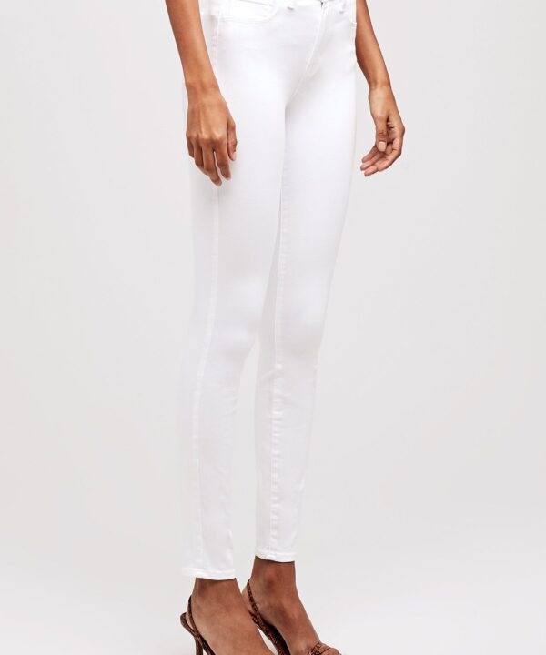 Marguerite High Rise Skinny Blanc - Image 4