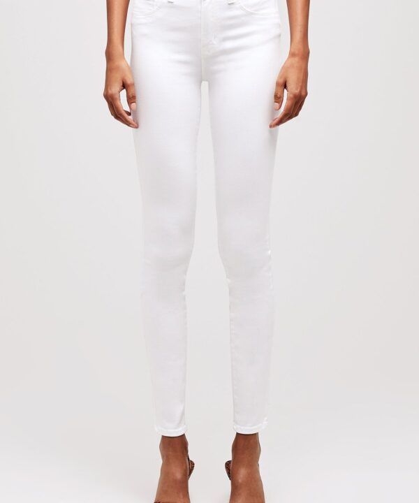 Marguerite High Rise Skinny Blanc - Image 3