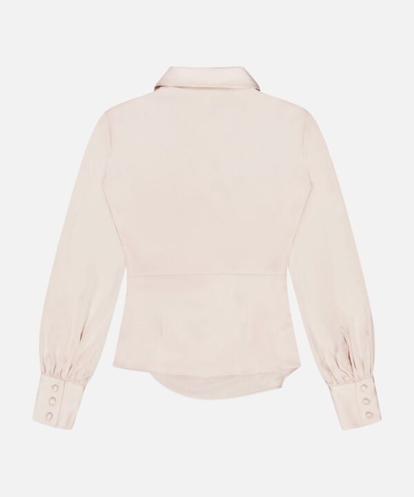 Bernice Satin Wrap Blouse - Image 3