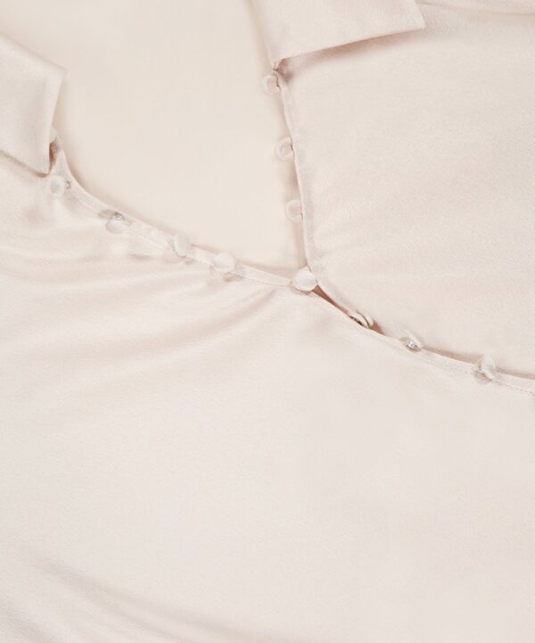 Alternative view of Bernice Satin Wrap Blouse