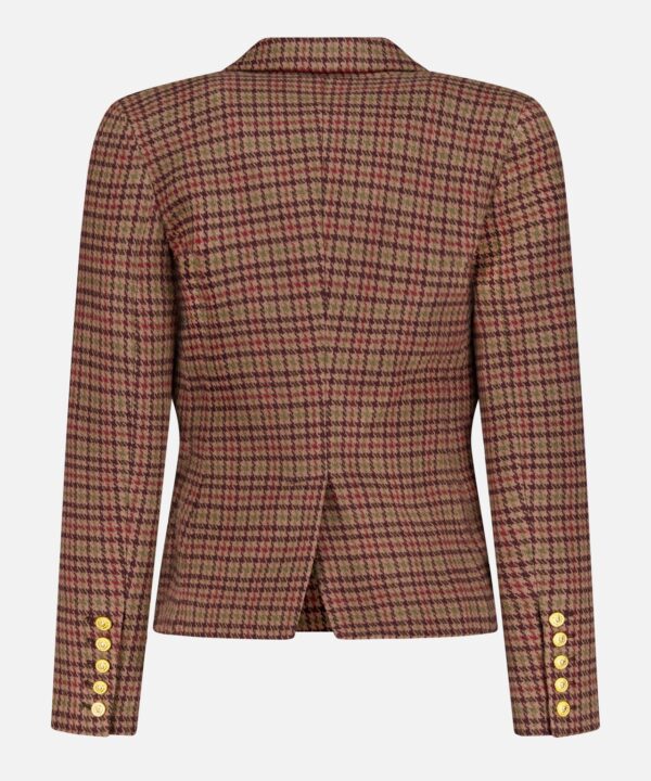 Bethany Structured Houndstooth Blazer - Image 3