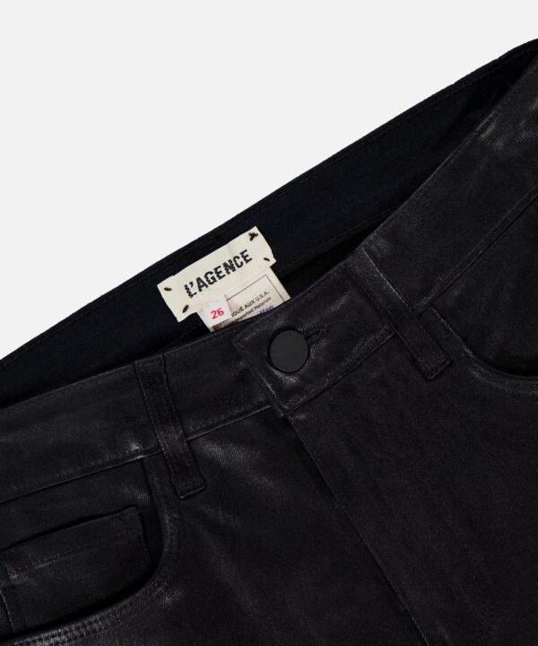 Alternative view of Coated Marguerite High Rise Skinny