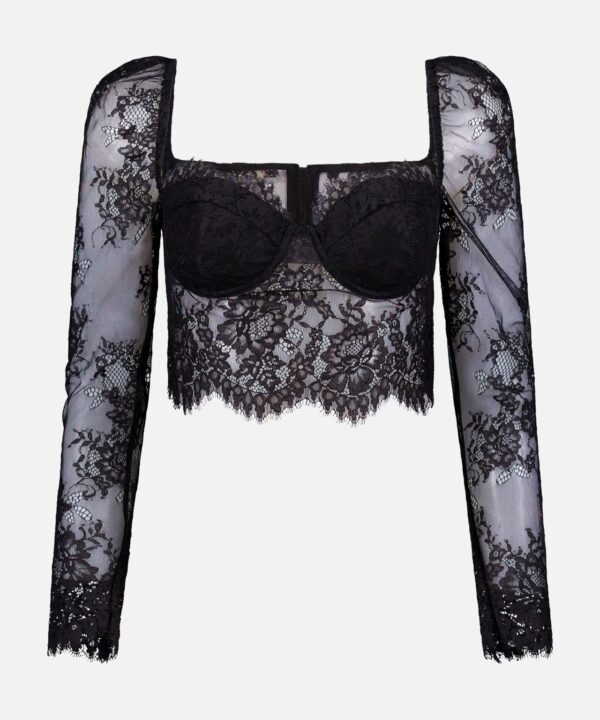 Lori Puff Sleeve Bustier Top