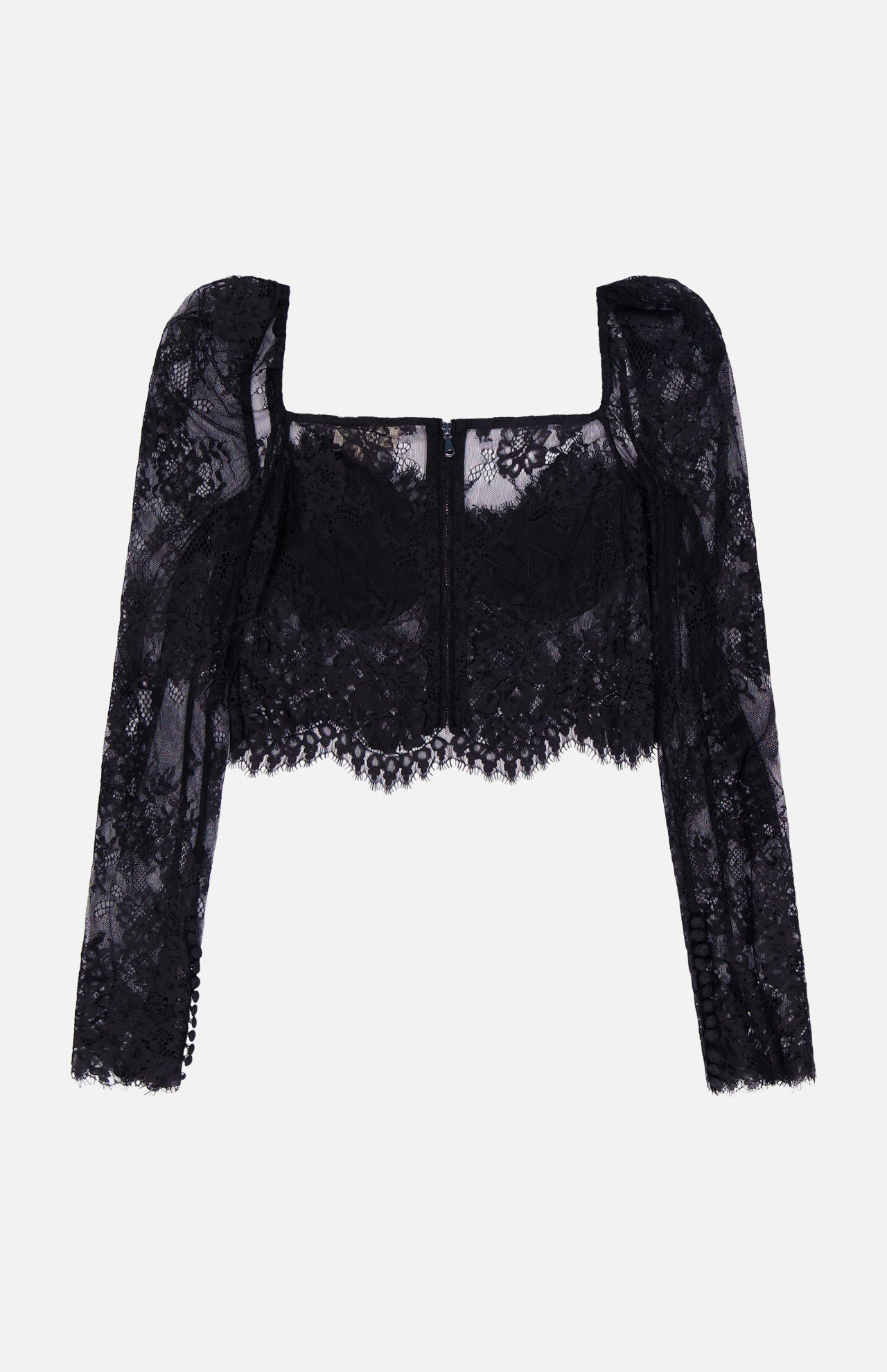 Lori Puff Sleeve Bustier Top - Image 3
