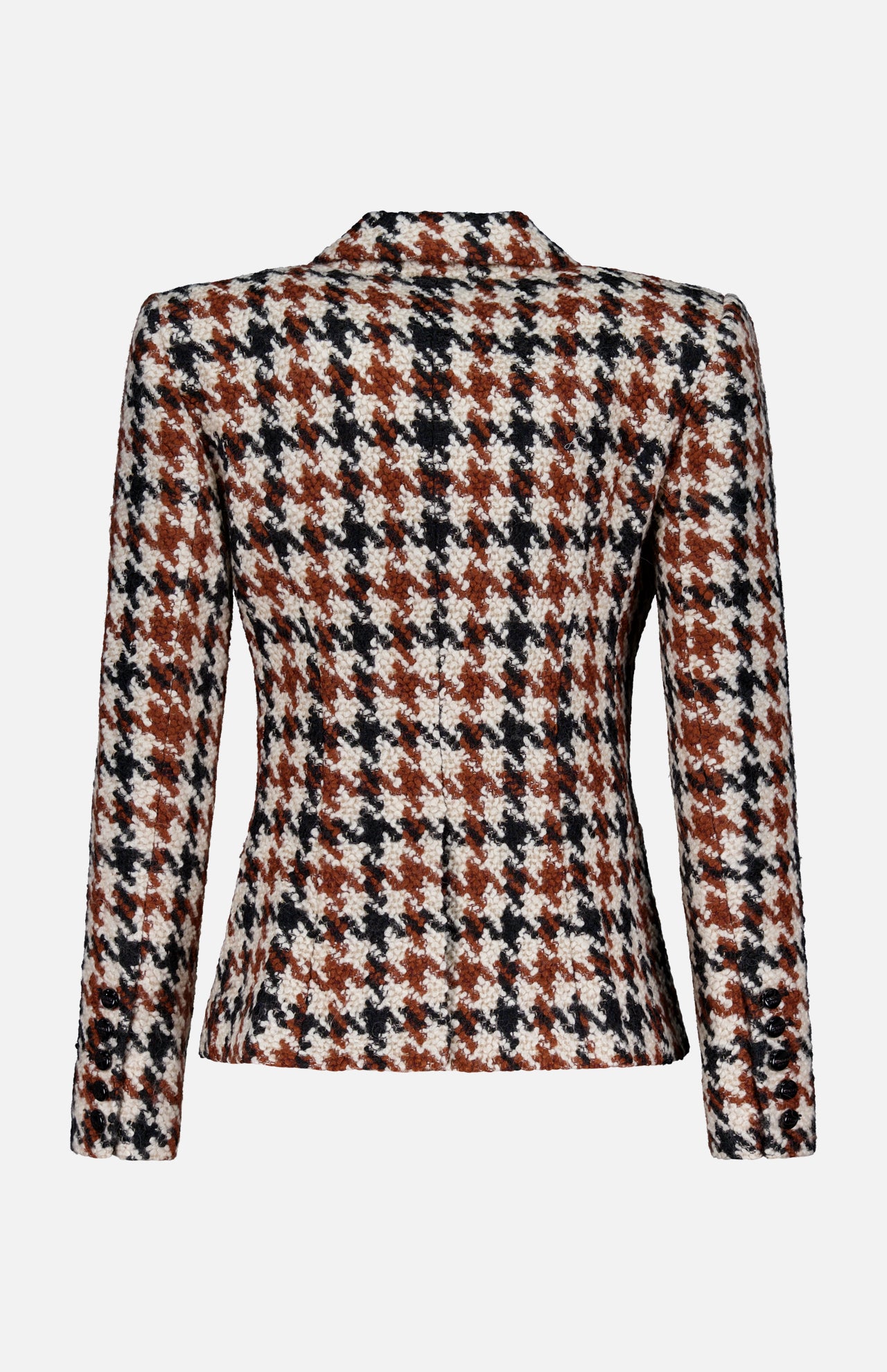 Marie Double Breasted Houndstooth Blazer - Image 3