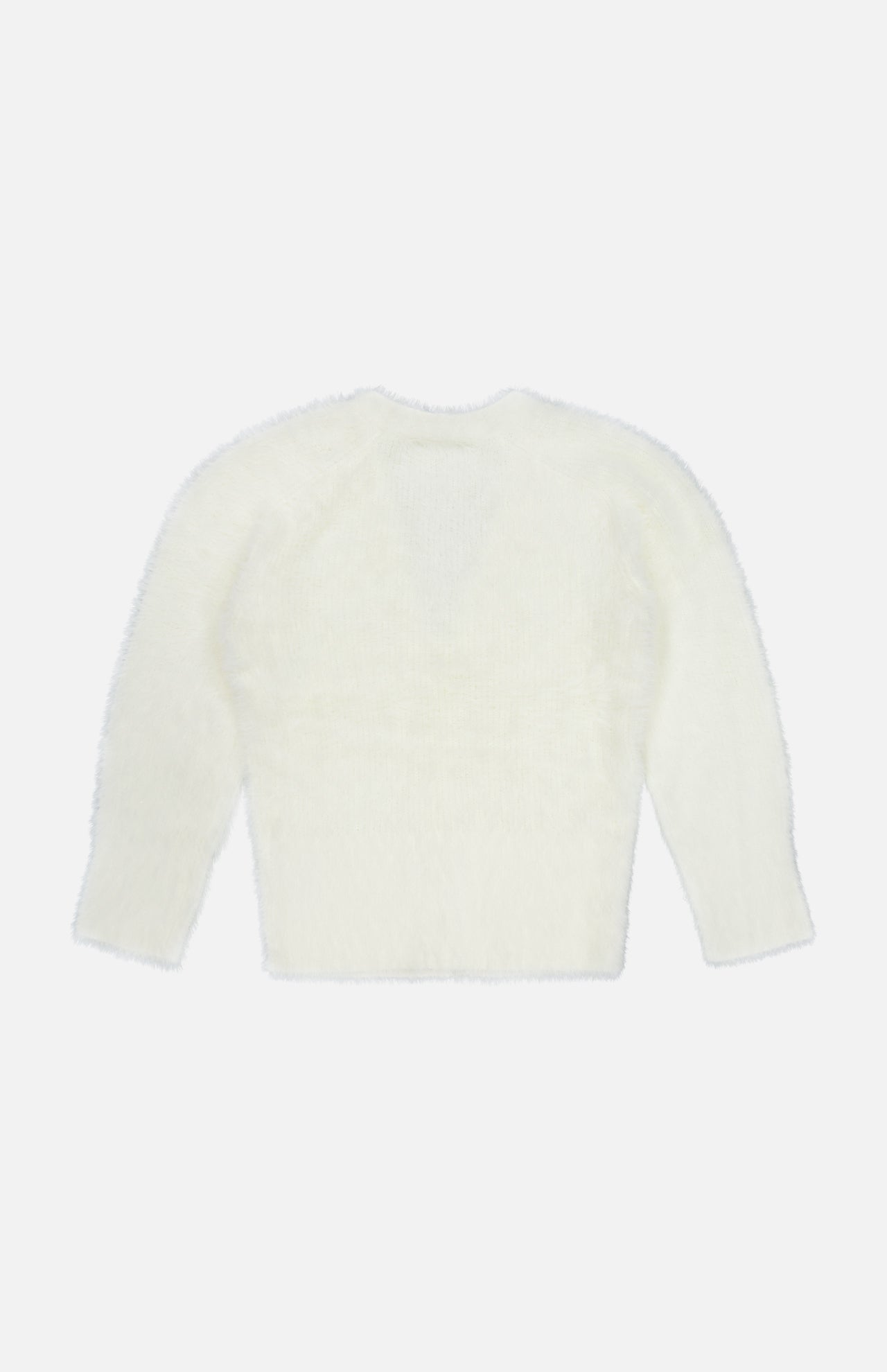 Agathe Fuzzy Collared Cardigan - Image 3