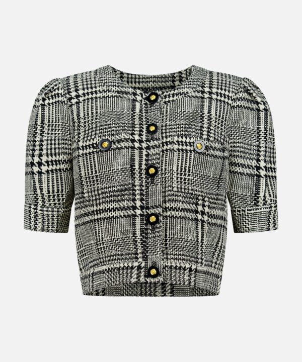 Allegra Short Sleeve Cropped Jacket