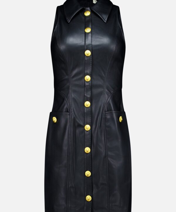 Apolline Collar Racer Mini Dress
