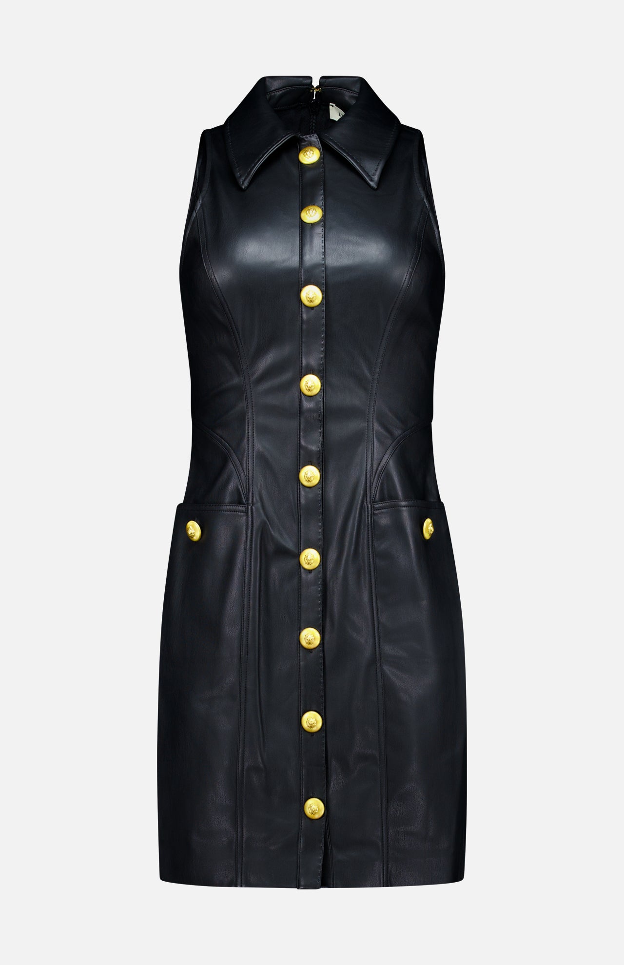 Apolline Collar Racer Mini Dress