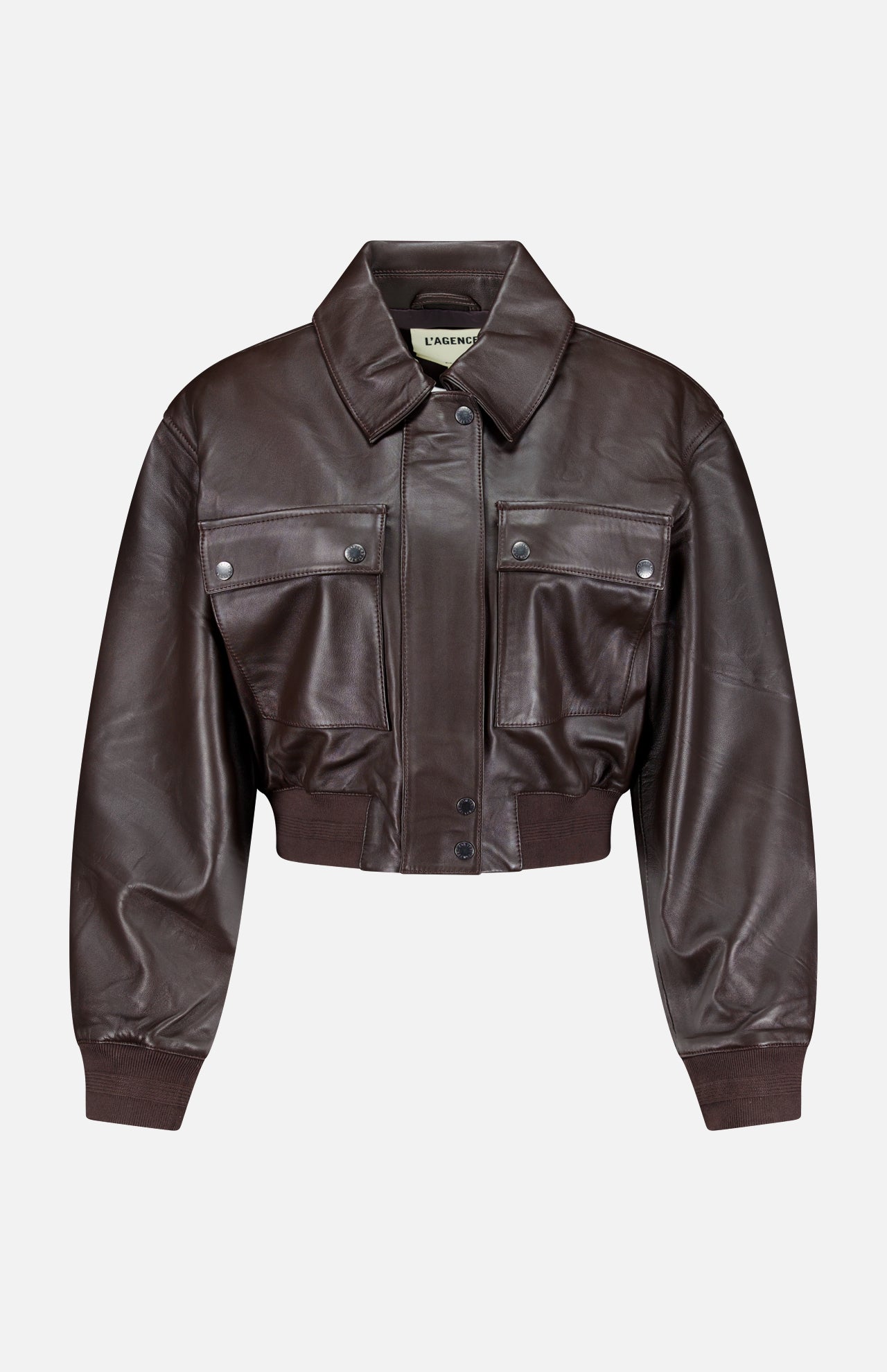 Clotilde Leather Bomber Jacket