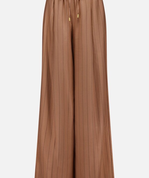 Connie Drawstring Pinstripe Trouser