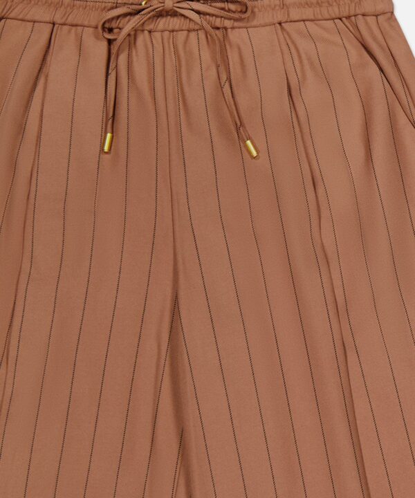 Connie Drawstring Pinstripe Trouser - Image 3