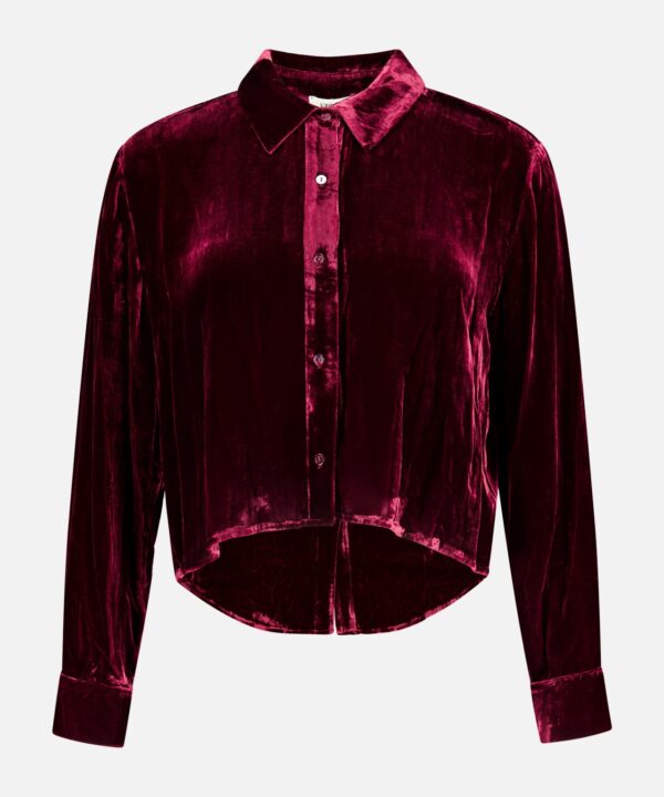 Cosette Crop Hi Low Shirt