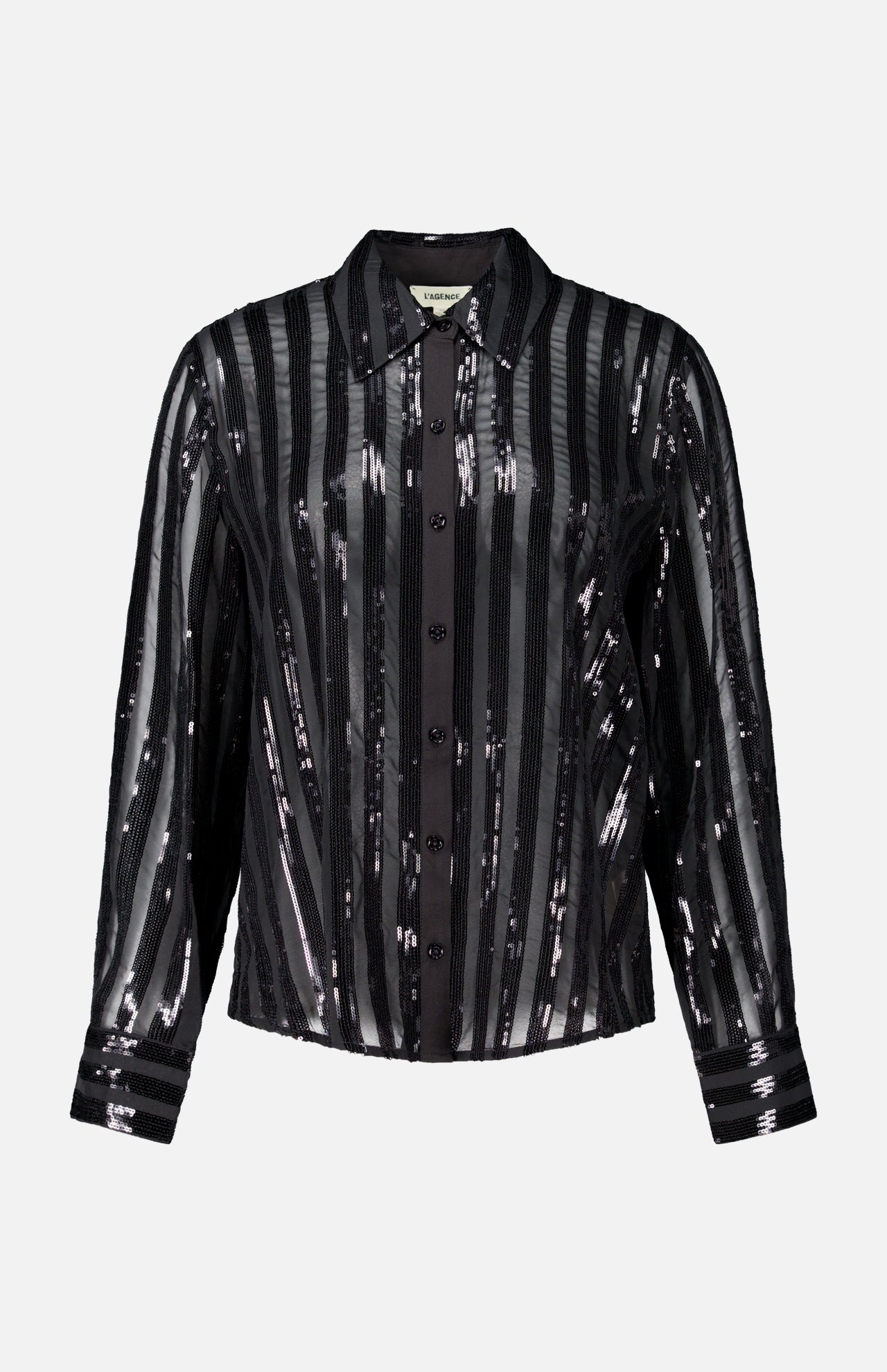 Dyana Long Sleeve Sequin Blouse