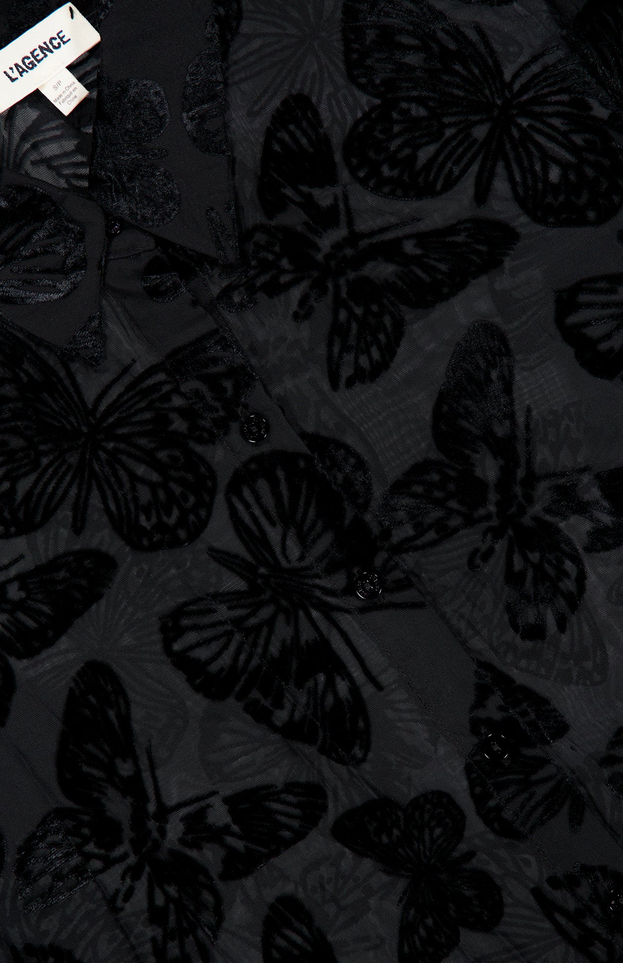 Laurent Button Up Butterfly Blouse - Image 2