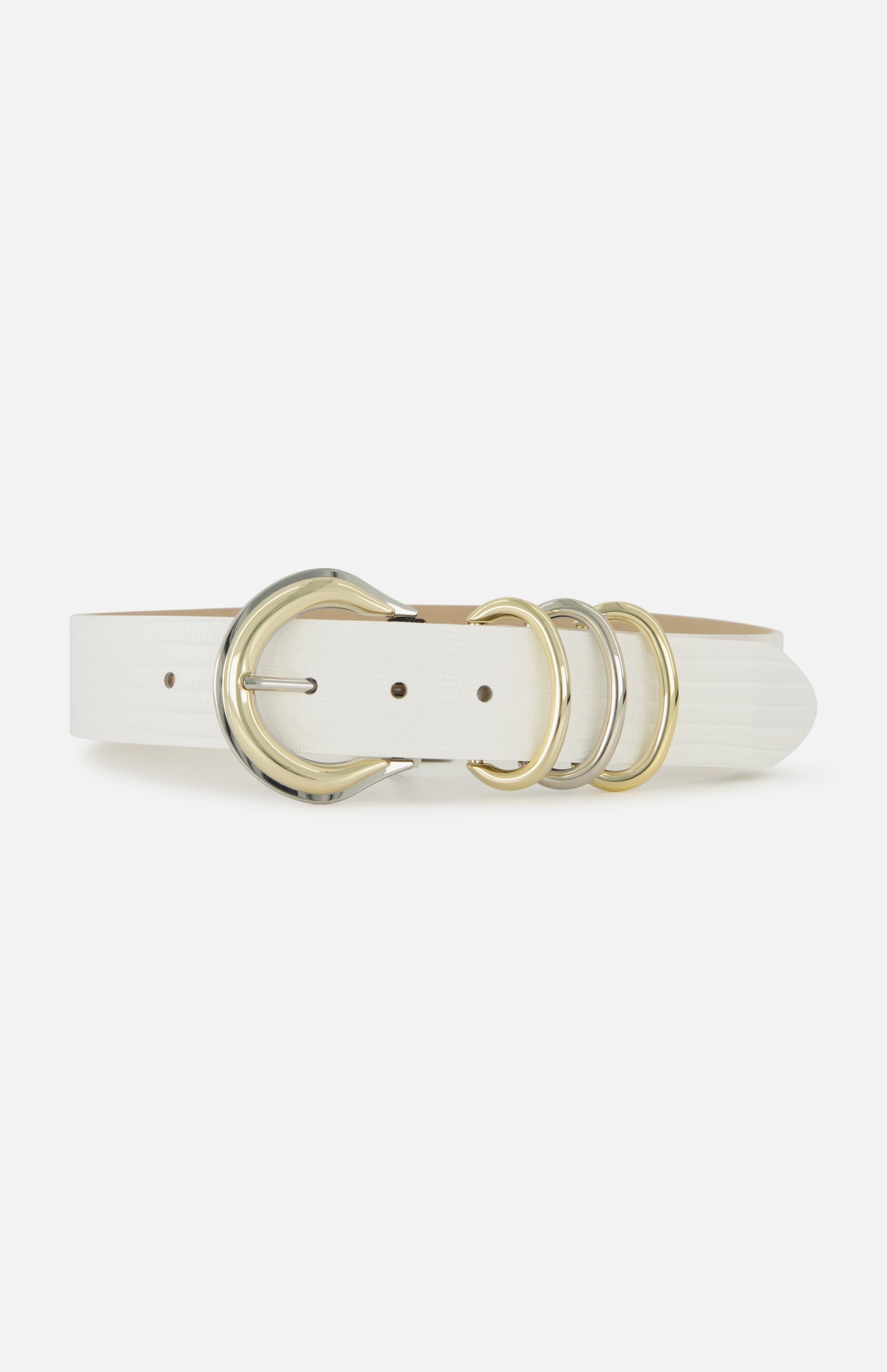 Tobar Lizard Embossed Leather Belt