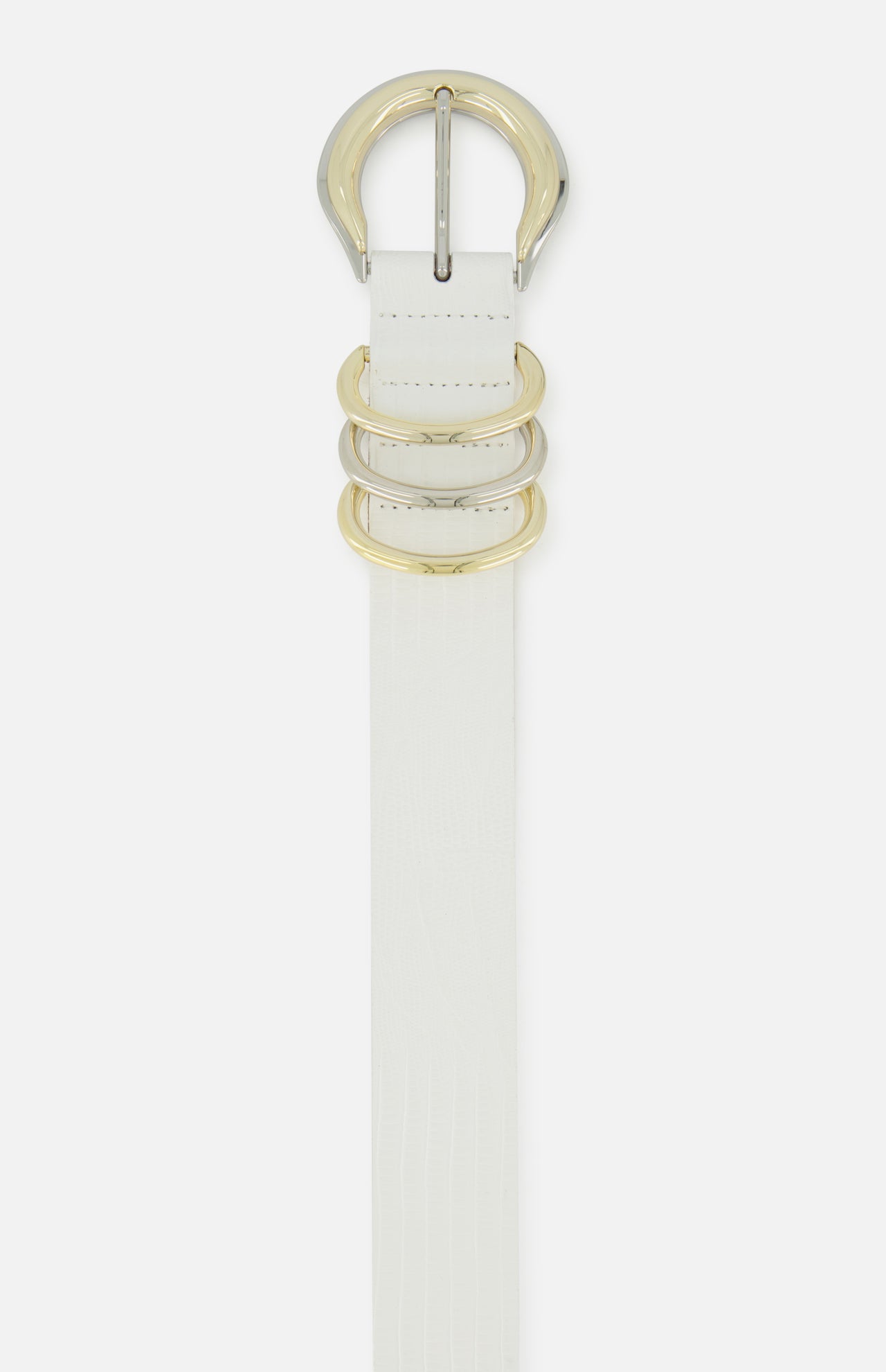Tobar Lizard Embossed Leather Belt - Image 2