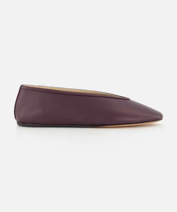 Luna Leather Slipper Flat