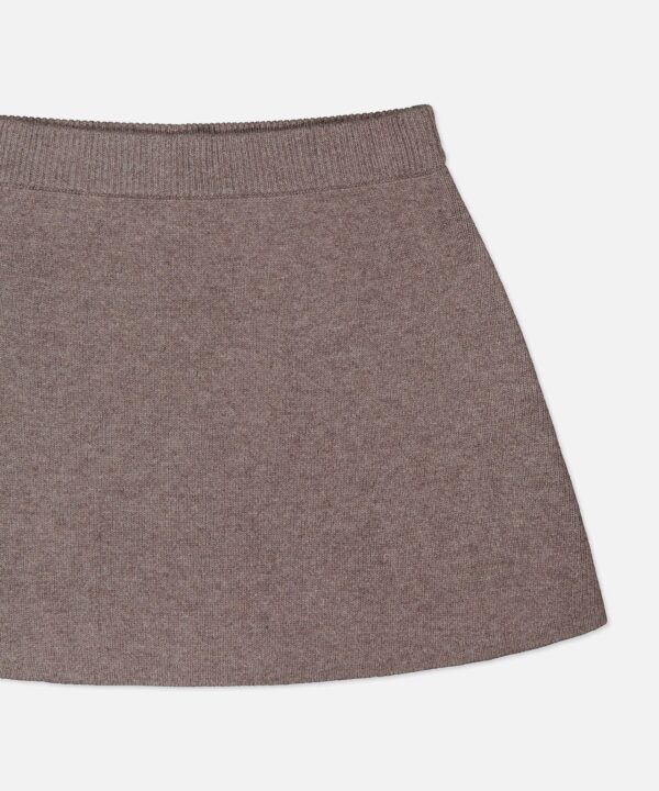 Clare Cashmere Mini Skirt - Image 3