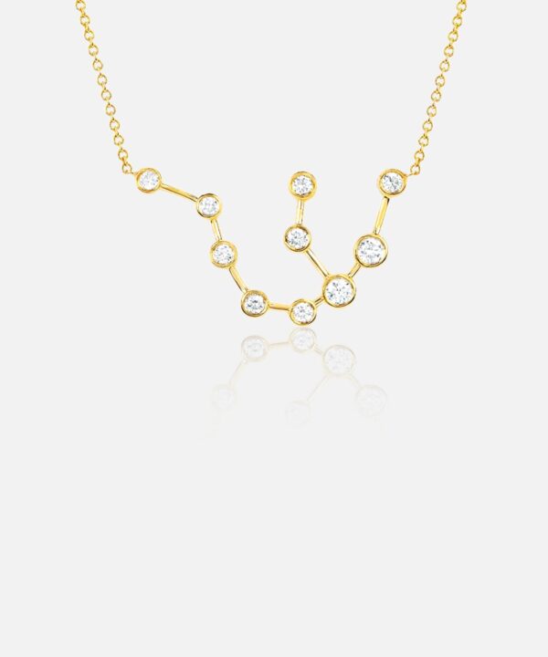 Aquarius Diamond Constellation Necklace