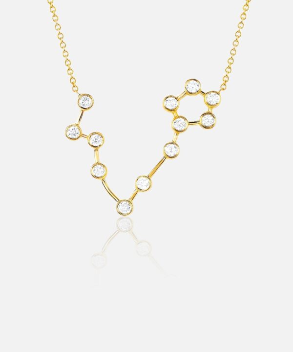 Pisces Diamond Constellation Necklace