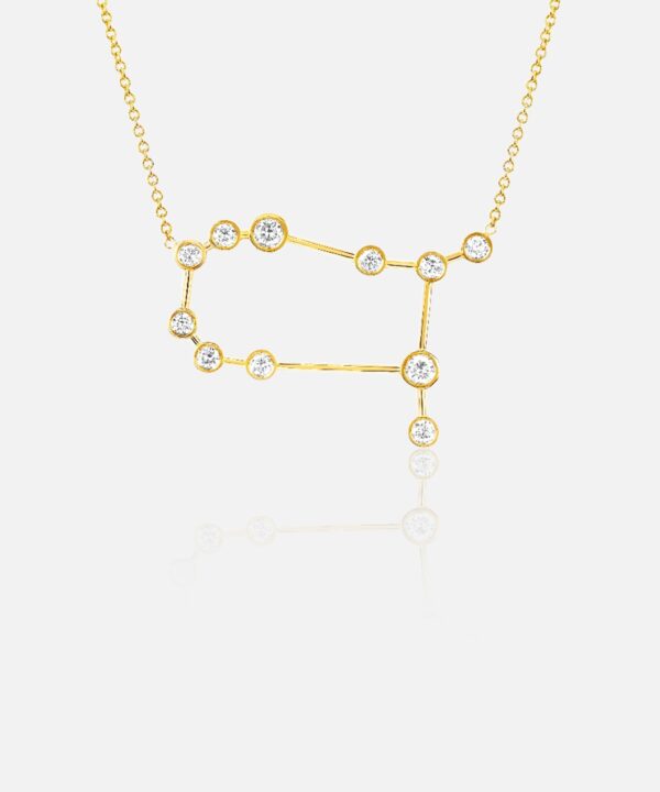 Gemini Diamond Constellation Necklace