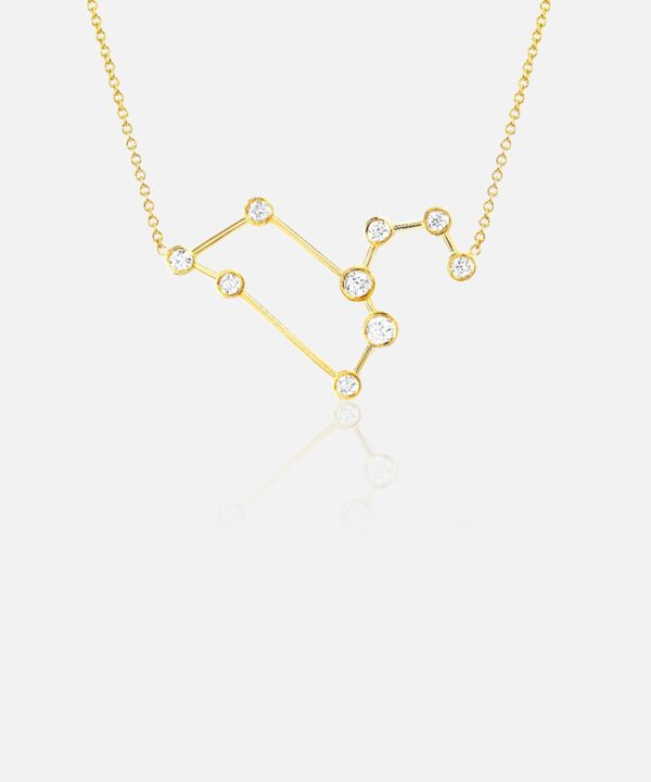 Leo Diamond Constellation Necklace