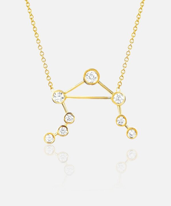 Libra Diamond Constellation Necklace