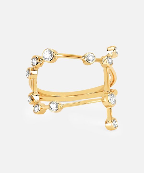 Gemini Constellation Ring