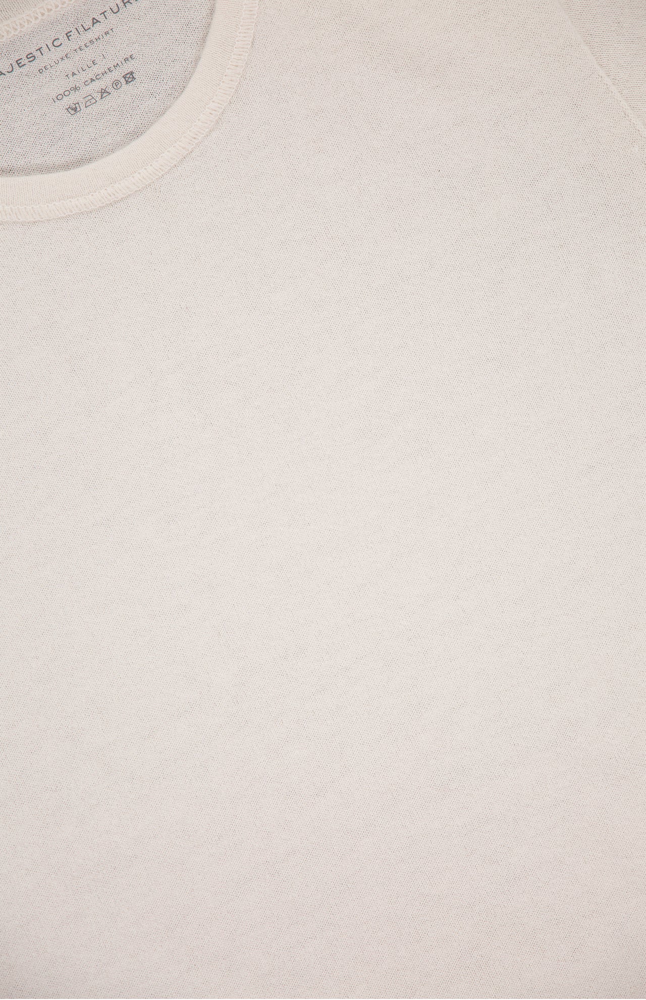 Cashmere Short Sleeve Crewneck T-Shirt - Image 2