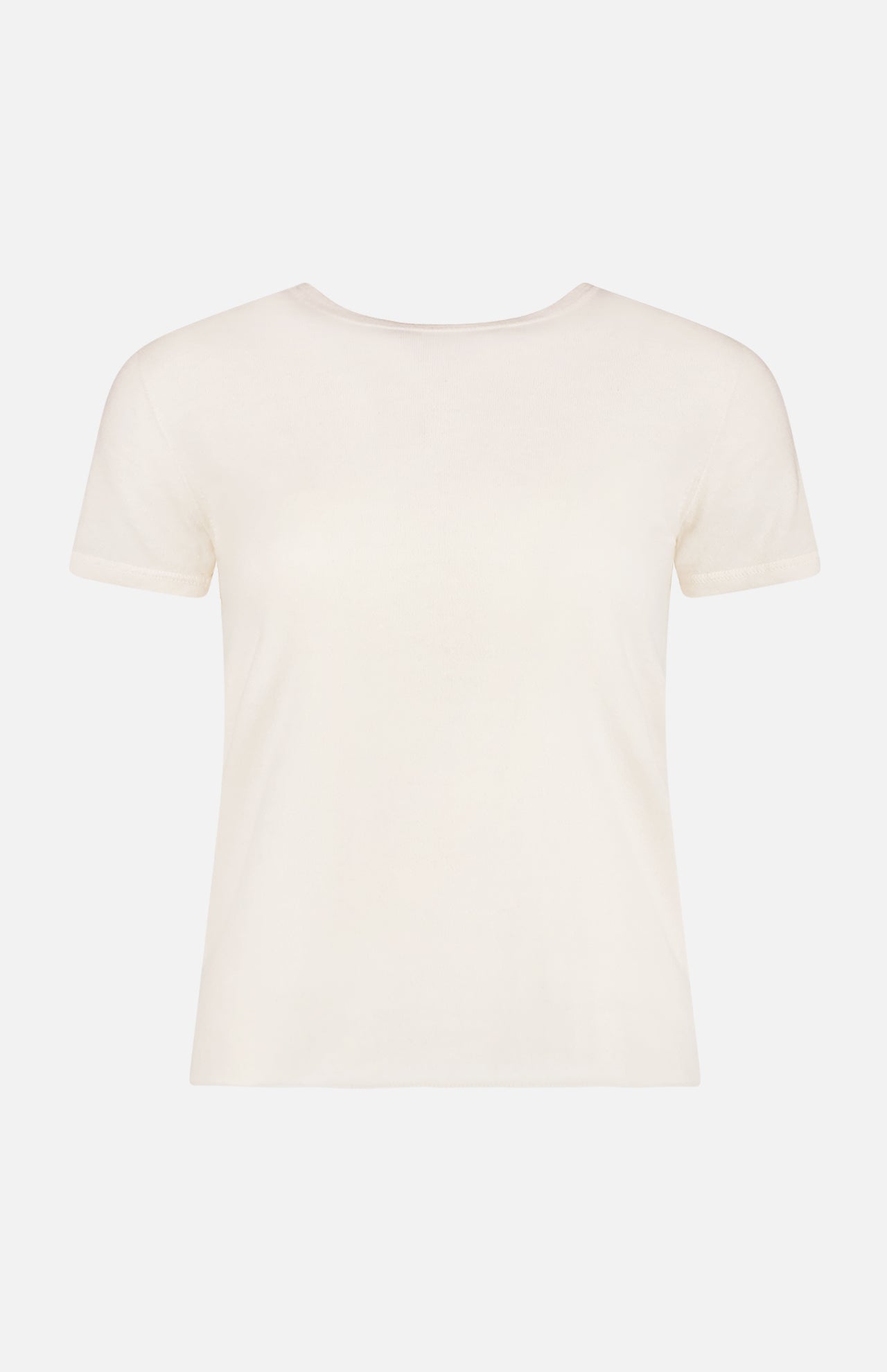 Cashmere Short Sleeve Crewneck T-Shirt