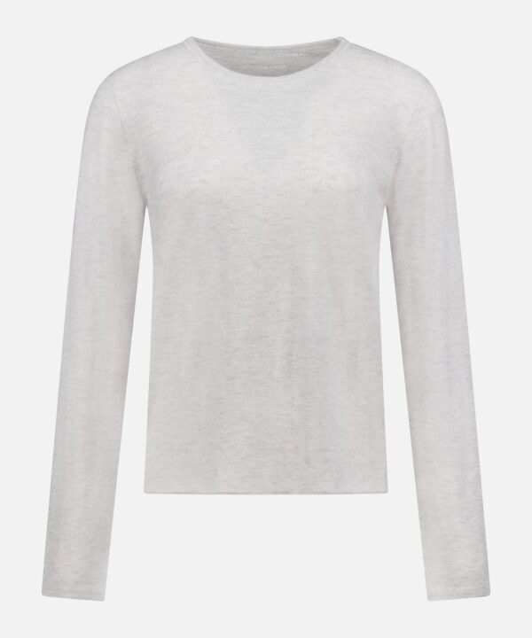 Cashmere Long Sleeve Crewneck T-Shirt