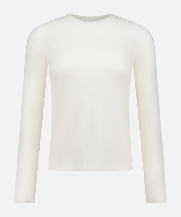 Cashmere Long Sleeve Crewneck T-Shirt