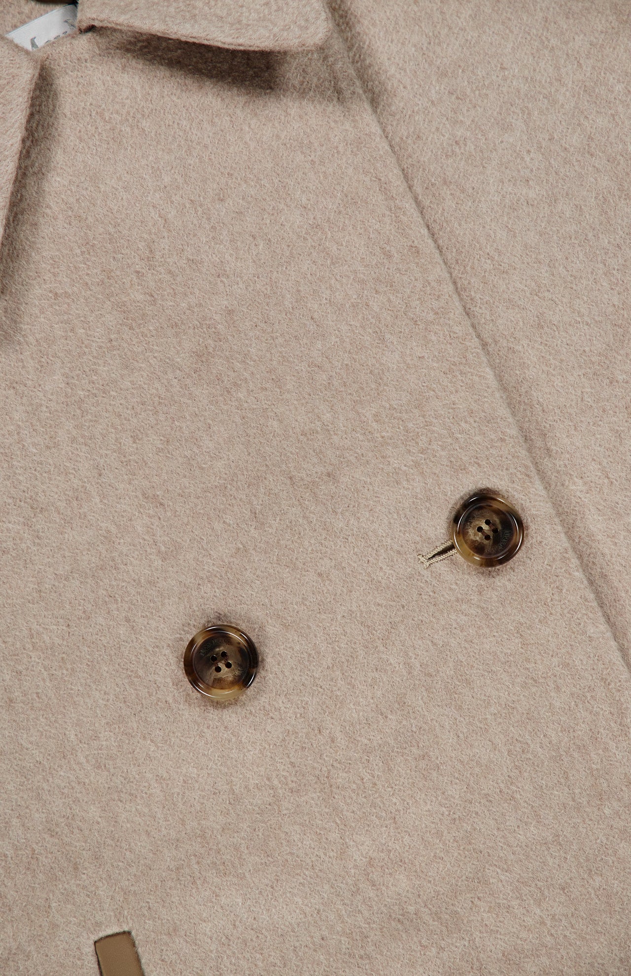 Cashmere Button Sleeve Cape Jacket - Image 2