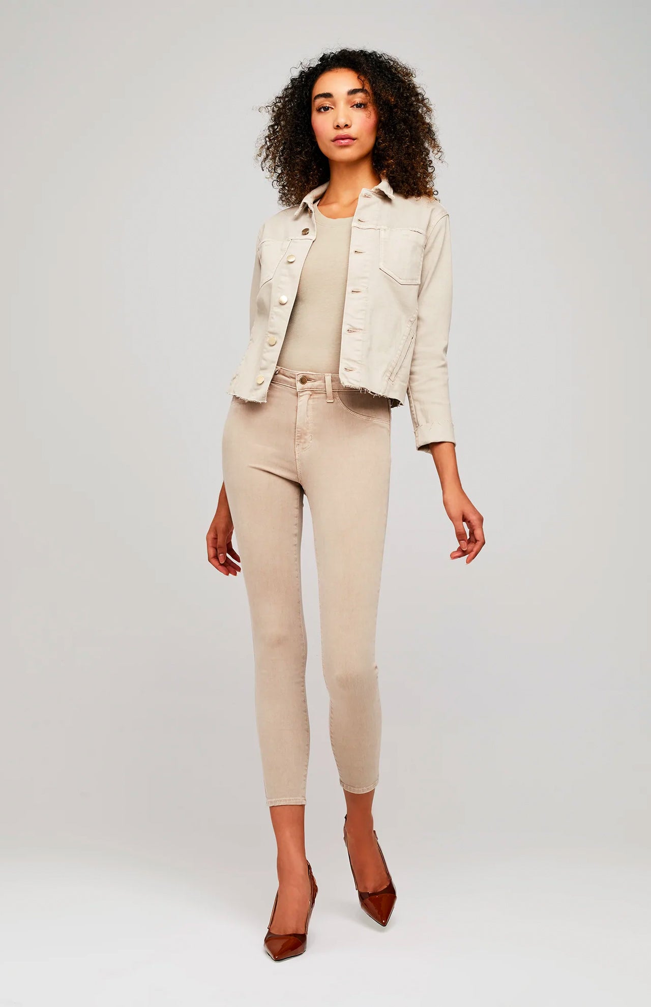 Janelle Slim Raw Jacket - Image 2