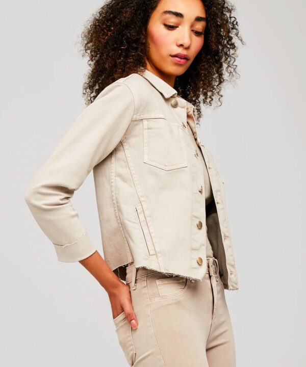 Janelle Slim Raw Jacket - Image 4