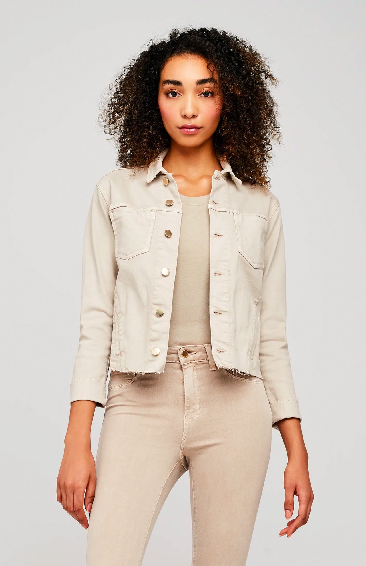 Janelle Slim Raw Jacket - Image 3