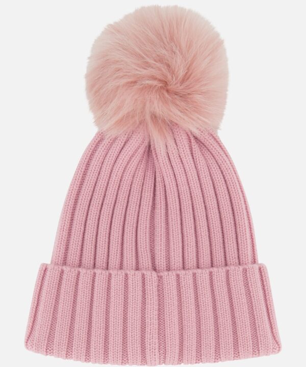 Ribbed Pom Beanie - Image 3