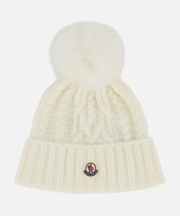 Faux Fur Pom Pom Beanie