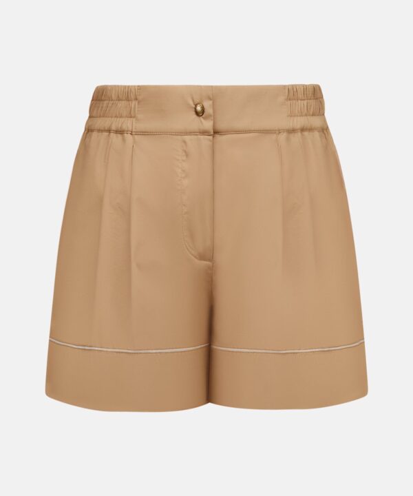 Brushed Techno Cotton Shorts
