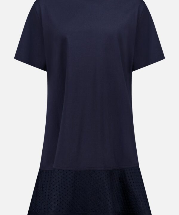 Embroidered Hem Mini Dress